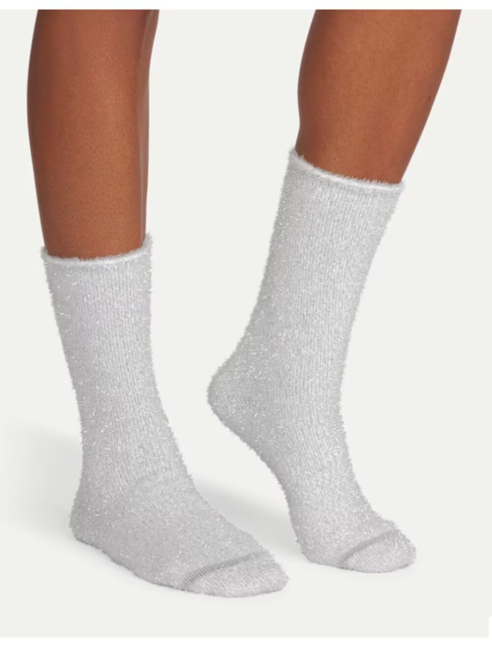 Bombas Large Fuzzy Sparkly Socks